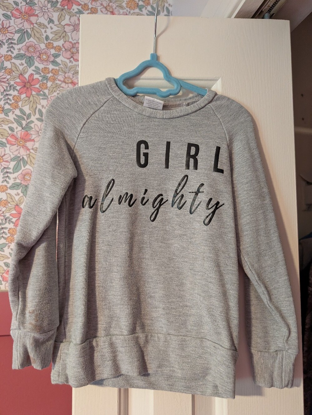 Posh And Cozy Girl Almighty" Crewneck Sweater